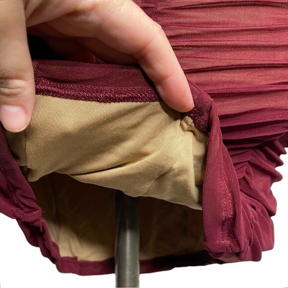 Majorelle Darling Dress in Merlot size XS - Picture 7 of 11